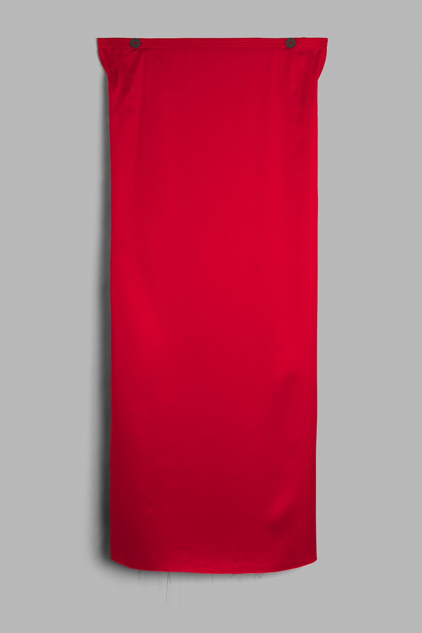 Vestido Bandeau Seda Cetim - Vermelho