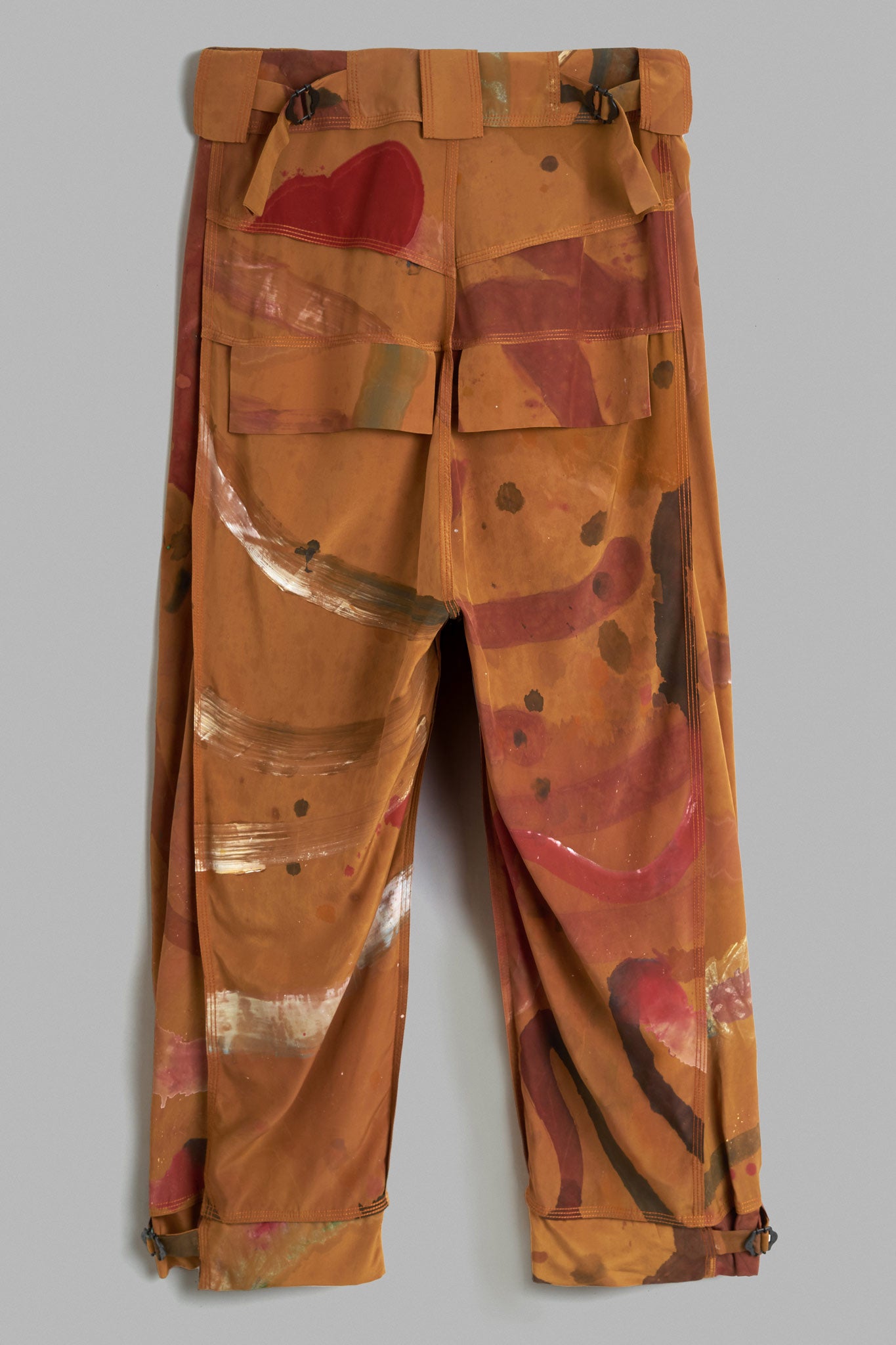 BEIRAxSAMUELdeSABÓIA Calça Seis Bolsos Seda - Dourado