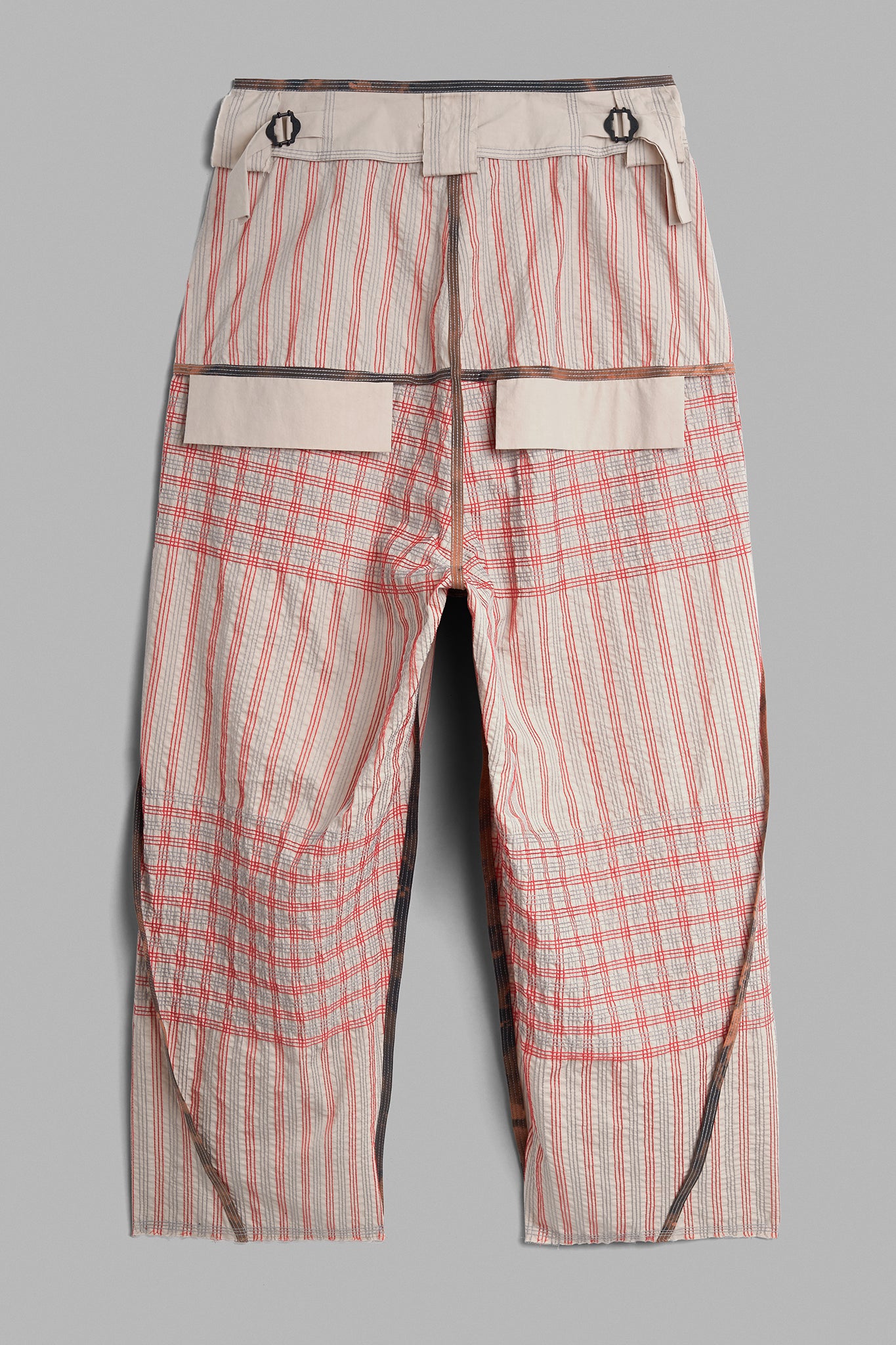 Calça Algodão Pespontada - Bege