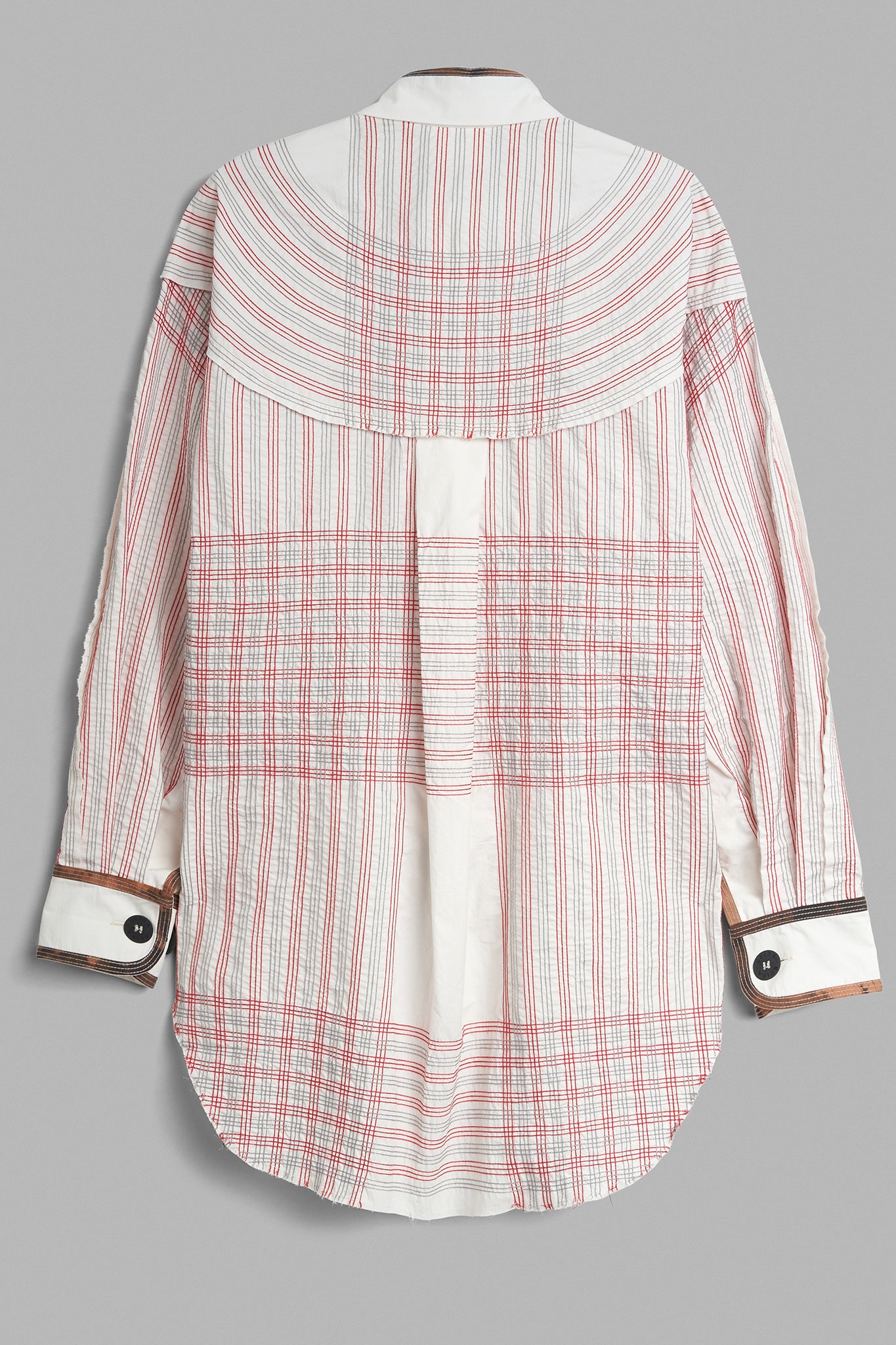 Overshirt Algodão Pespontada - Branco