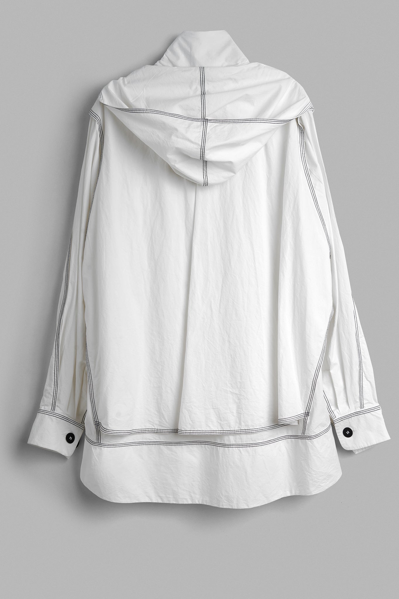 Casaco Algodão Seis Bolsos - Branco