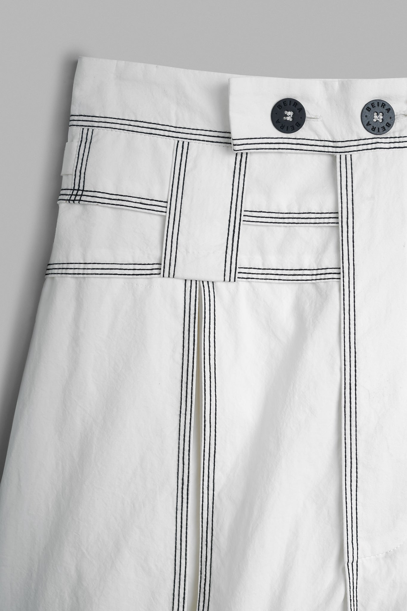 Short Cós Triplo Algodão - Branco