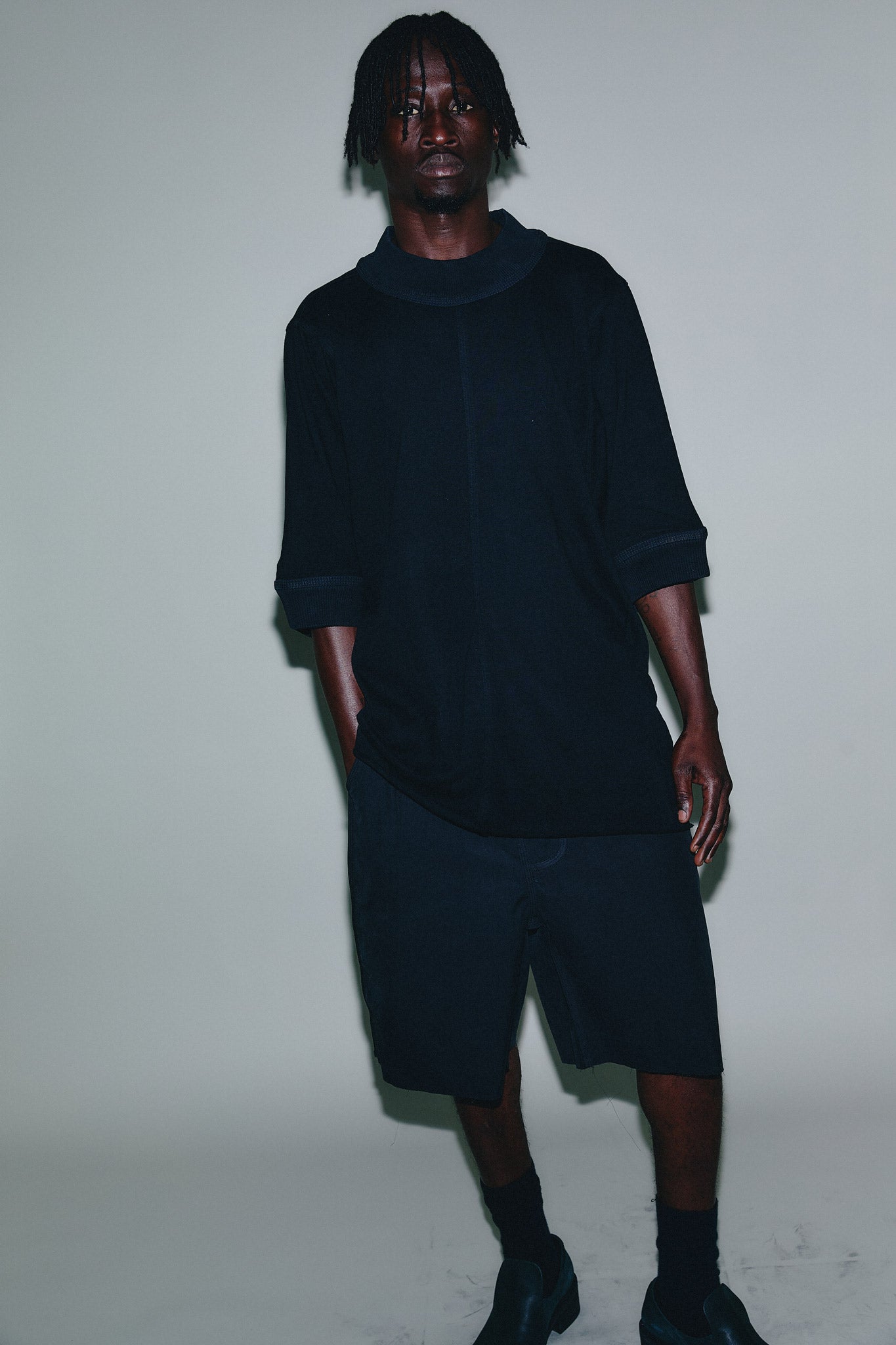 T-shirt Maxi Algodão Tanguis - Preto