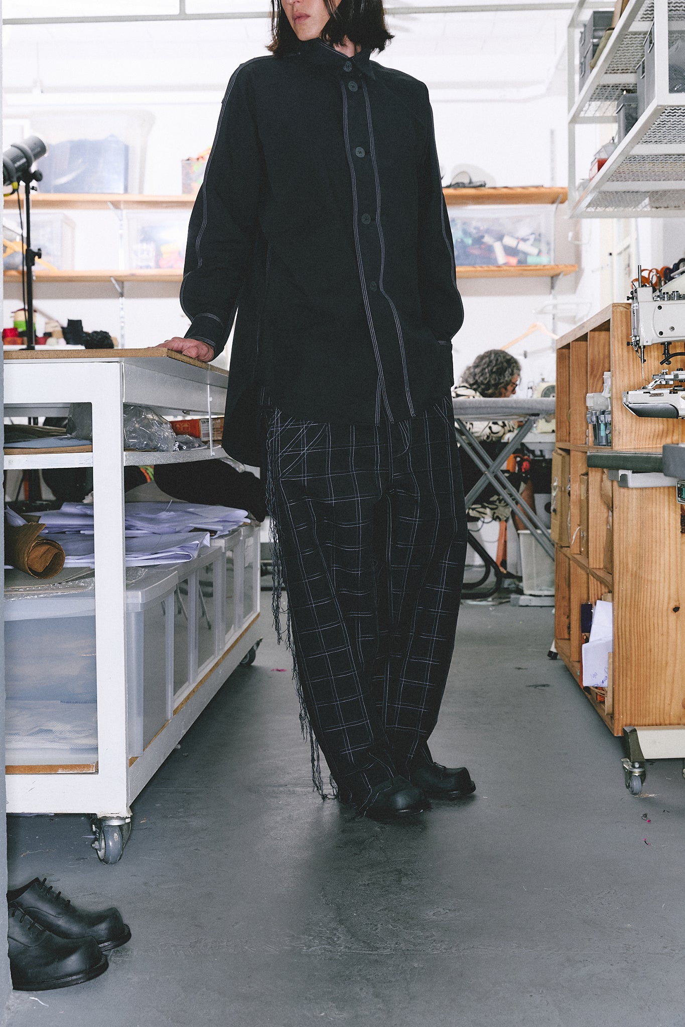 Camisa Manga Longa Algodão - Preto