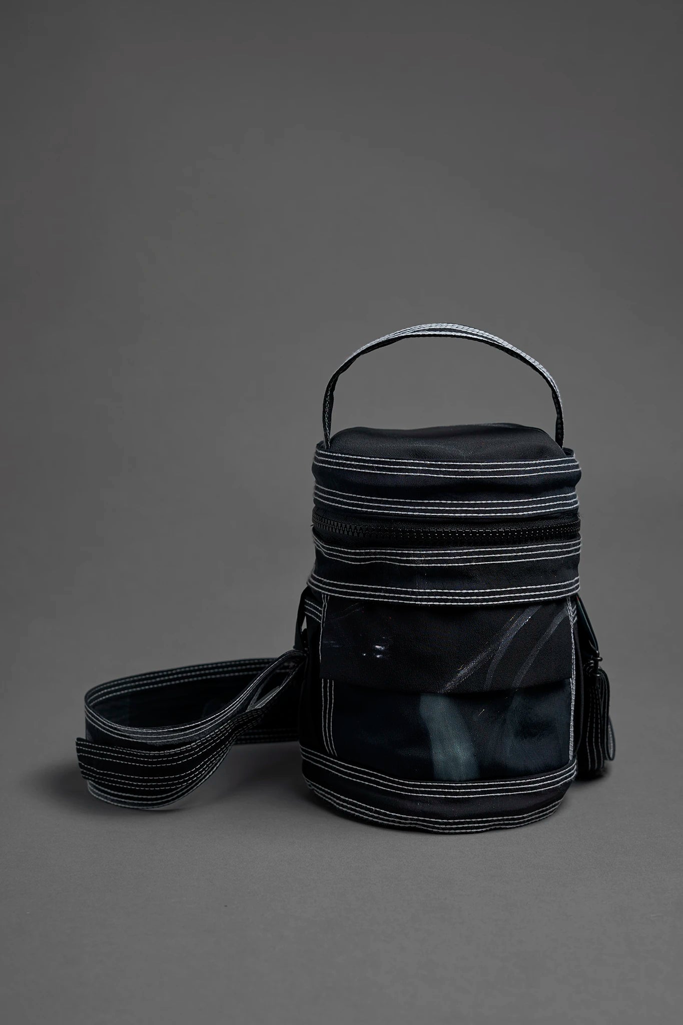 BEIRAxSAMUELdeSABÓIA Bolsa Cilindro Seda - Preto
