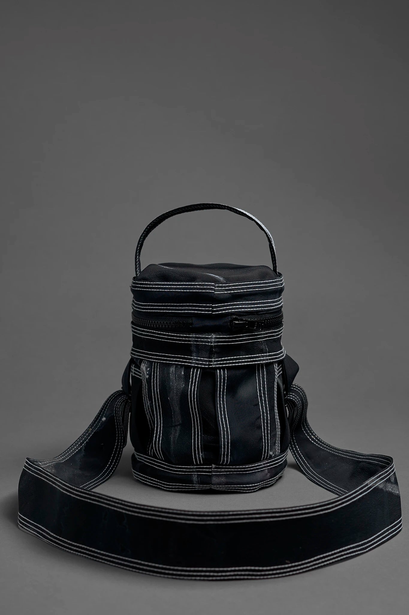 BEIRAxSAMUELdeSABÓIA Bolsa Cilindro Seda - Preto