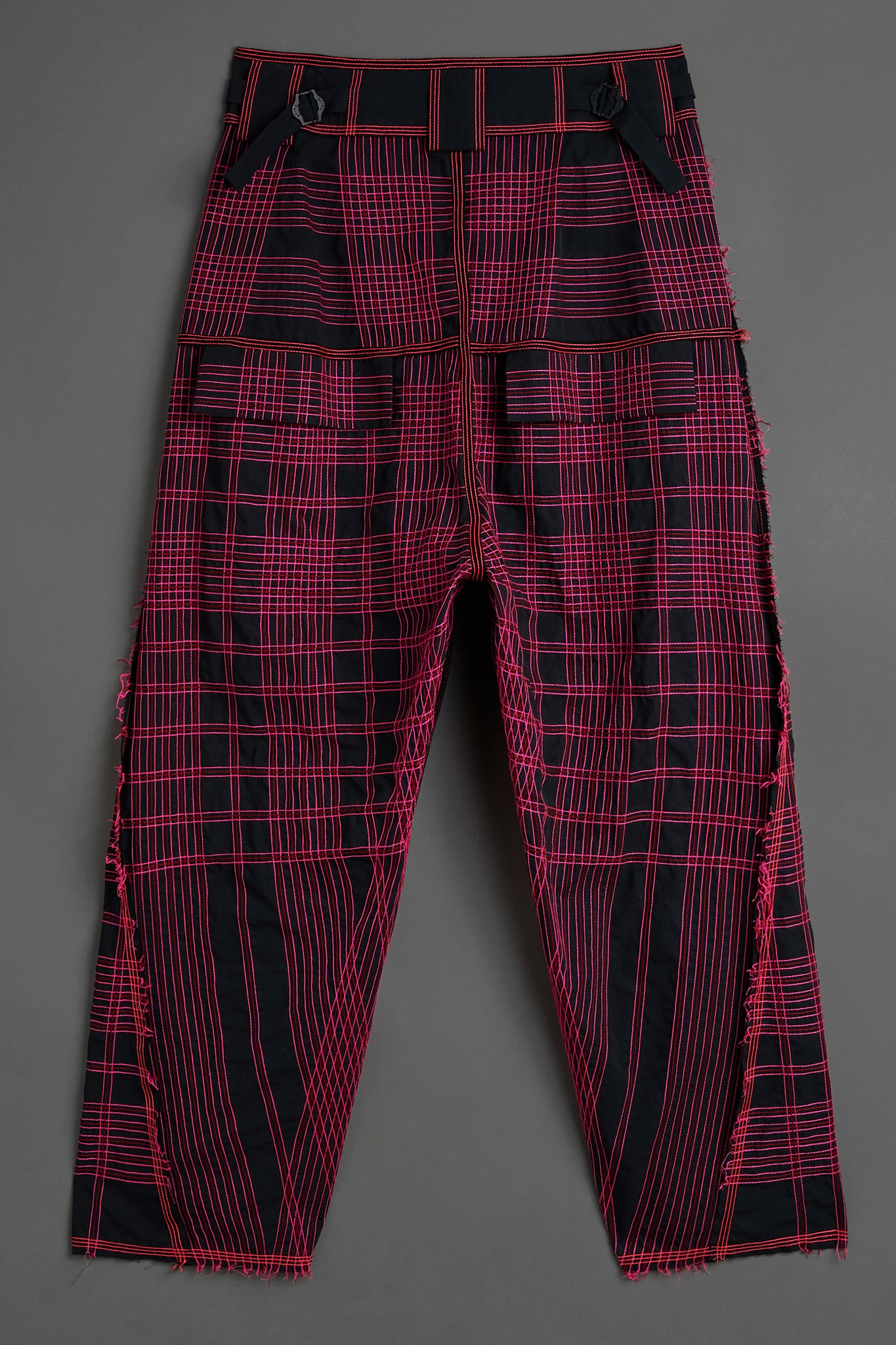 Calça Algodão Pespontada - Rosa