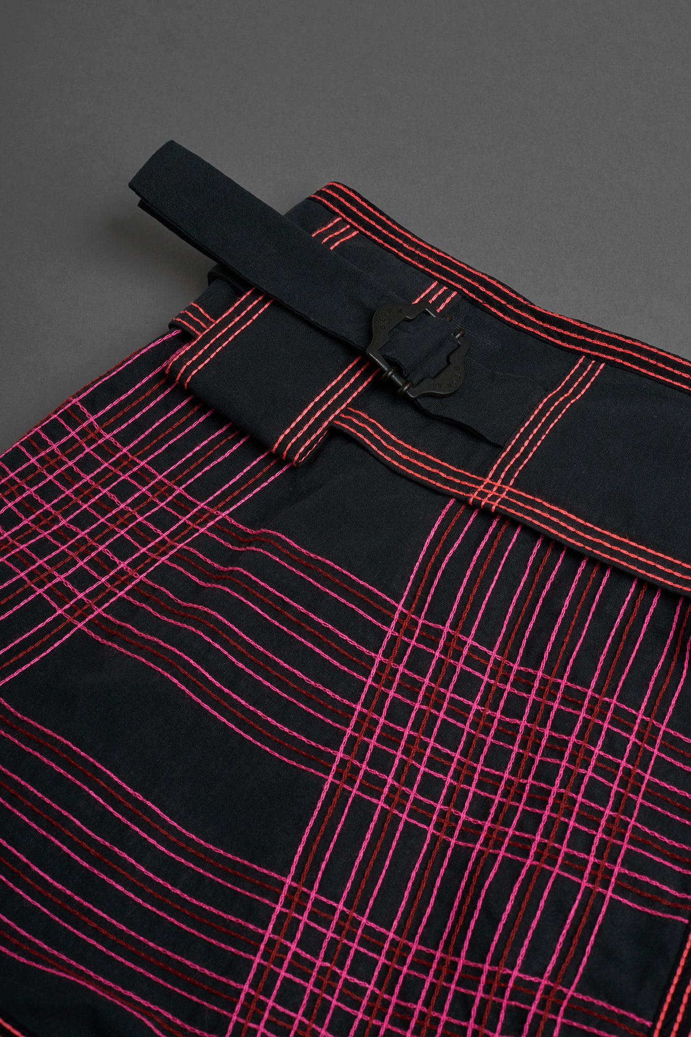 Calça Algodão Pespontada - Rosa