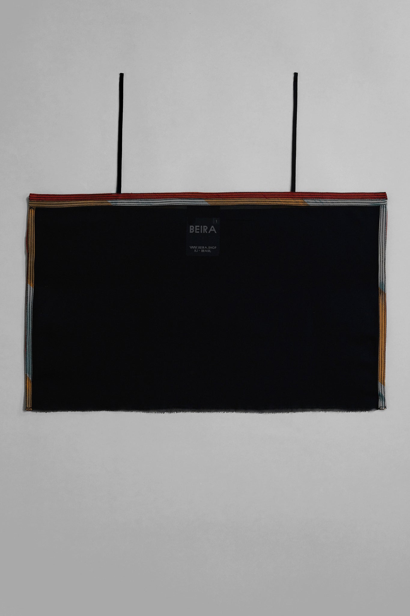 Top Alça Seda Viés Duplo - Preto